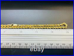 9ct Yellow Gold Rope Chain 3.0mm 26 CHEAPEST ON EBAY