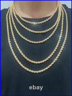 9ct Yellow Gold Rope Chain 4.5mm Wide 16 18 20 22 24 28 30 Boxed
