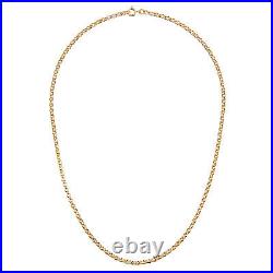 9ct Yellow Gold Rope Chain Necklace of Length 41cm Weight of 2gr By Citerna