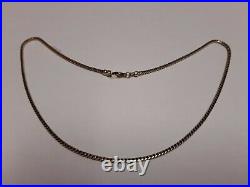 9ct Yellow Gold Snake Chain Approx. 8.95g 18 Inches HY 104340