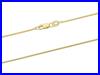9ct Yellow Gold Spiga Jewellery Chain 16-20 Necklace Hallmarked