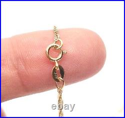 9ct Yellow Gold Twisted Singapore Chain Necklace 1.2mm Choose your length