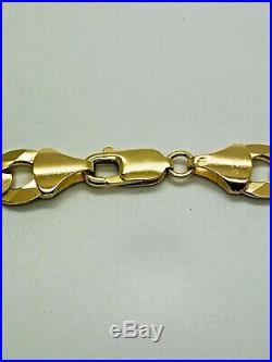 9ct Yellow Solid Gold Curb Chain 10.4mm 24 CHEAPEST ON EBAY