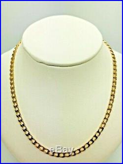 9ct Yellow Solid Gold Curb Chain 19
