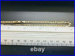 9ct Yellow Solid Gold Curb Chain 3.4mm 18 CHEAPEST ON EBAY