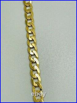 9ct Yellow Solid Gold Curb Chain 3.4mm 20 CHEAPEST ON EBAY