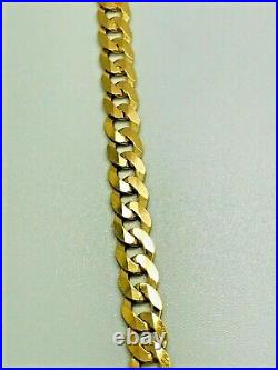 9ct Yellow Solid Gold Curb Chain 4.4mm 18 CHEAPEST ON EBAY