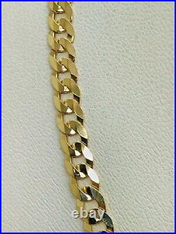 9ct Yellow Solid Gold Curb Chain 4.4mm 22 CHEAPEST ON EBAY