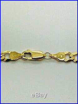 9ct Yellow Solid Gold Curb Chain 5.3mm 22 CHEAPEST ON EBAY