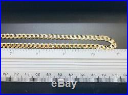 9ct Yellow Solid Gold Curb Chain 5.3mm 22 CHEAPEST ON EBAY