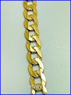9ct Yellow Solid Gold Curb Chain 5.8mm 22 CHEAPEST ON EBAY