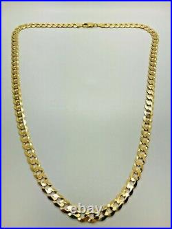 9ct Yellow Solid Gold Curb Chain 6.6mm 24 CHEAPEST ON EBAY