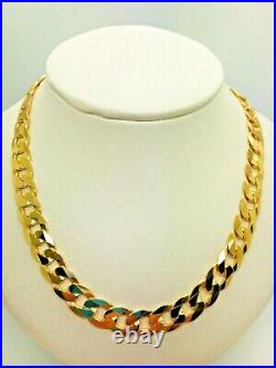 9ct Yellow Solid Gold Curb Chain 8.3mm 20 CHEAPEST ON EBAY