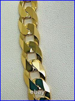 9ct Yellow Solid Gold Curb Chain 8.3mm 20 CHEAPEST ON EBAY