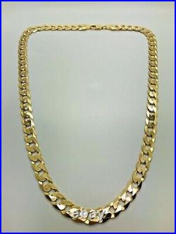 9ct Yellow Solid Gold Curb Chain 8.3mm 20 CHEAPEST ON EBAY