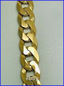 9ct Yellow Solid Gold Curb Chain 8.3mm 20 CHEAPEST ON EBAY