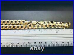 9ct Yellow Solid Gold Curb Chain 9.3mm 22 CHEAPEST ON EBAY