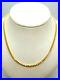 9ct Yellow Solid Gold Franco Style Chain 2.5mm 22 CHEAPEST ON EBAY