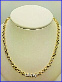 9ct Yellow Solid Gold Round Belcher Chain 4.0mm 18 CHEAPEST ON EBAY