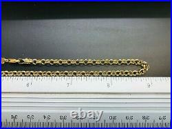 9ct Yellow Solid Gold Round Belcher Chain 4.0mm 18 CHEAPEST ON EBAY