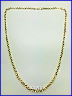9ct Yellow Solid Gold Round Belcher Chain 4.0mm 22 CHEAPEST ON EBAY
