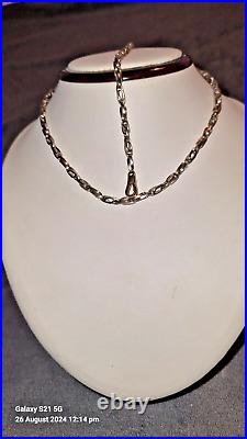 9ct gold 38 gram Necklace, Chain, Choker. & Bracelet set Fully hallmarked 375