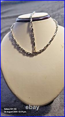 9ct gold 38 gram Necklace, Chain, Choker. & Bracelet set Fully hallmarked 375