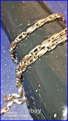 9ct gold 38 gram Necklace, Chain, Choker. & Bracelet set Fully hallmarked 375