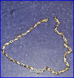 9ct gold 38 gram Necklace, Chain, Choker. & Bracelet set Fully hallmarked 375