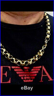 9ct gold Belcher chain 24 approx 3oz valued at £4400.00