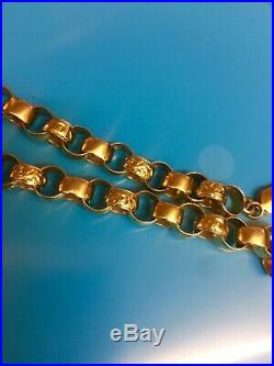 9ct gold Belcher chain 24 approx 3oz valued at £4400.00