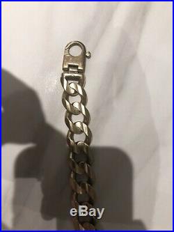 9ct gold Heavy Curb Chain / Swap /px 234grams