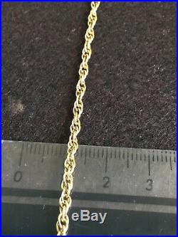 9ct gold Spiral Link Chain