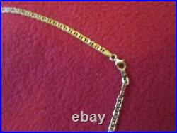 9ct gold anchor link chain necklace 18