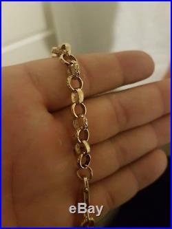 9ct gold belcher chain
