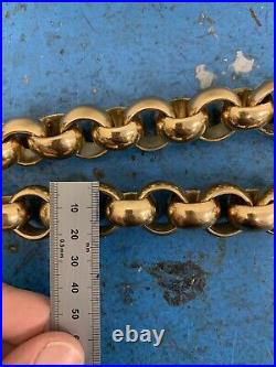 9ct gold belcher chain. 1.03 Kg. 28 Long. Call 07487 437332