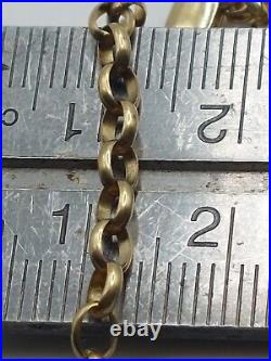 9ct gold belcher chain length 20 hallmarked weight 8.22 grams