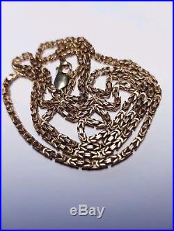 9ct gold byzantine chain