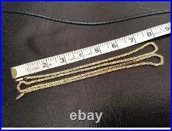 9ct gold byzantine chain used