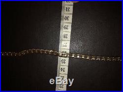 9ct gold chain 24 inch gold Necklace 9ct Gold Curb Chain