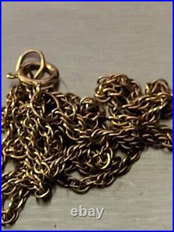 9ct gold chain 39cm 2.1g Double Link