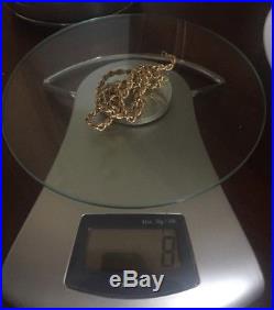 9ct gold chain 8g Twisted Rope design