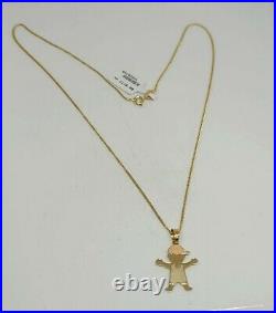 9ct gold chain and pendant