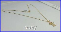 9ct gold chain and pendant