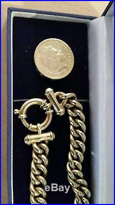 9ct gold chain belcher ring