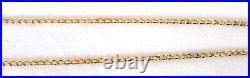 9ct gold curb chain 16 long 6 grams yellow gold