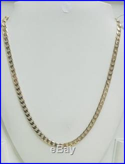 9ct gold curb chain / 31.6g / 375 Hallmarked No Reserve / Not scrap / gift