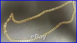 9ct gold curb chain 32.5g 24