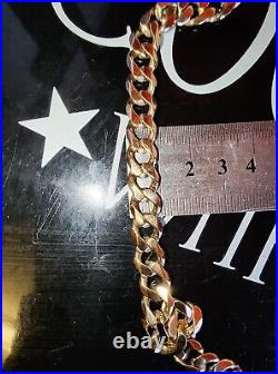 9ct gold curb chain 77 Grams