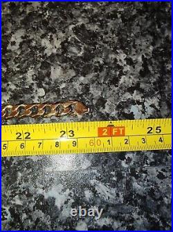 9ct gold curb chain 77 Grams